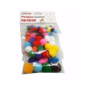 Colorland Karışk 60'lı Simli Ponpon