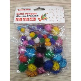 Colorland Karışk 60'lı Simli Ponpon