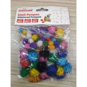 Colorland Karışk 60'lı Simli Ponpon