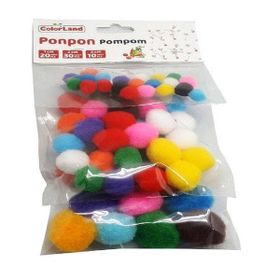 Colorland Karışk 60'lı Simli Ponpon