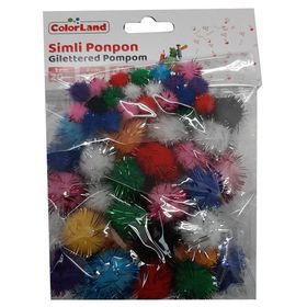 Colorland Karışk 60'lı Simli Ponpon
