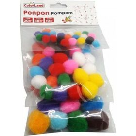 Colorland PON01 60'lı Karışık Ponpon