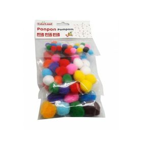 Colorland PON01 60'lı Karışık Ponpon