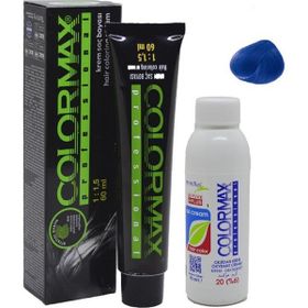 Colormax 008 Mavi Düzeltici Saç Boyası + 90 ml Oksidan Krem