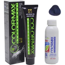 Colormax 1.10 Mavi Siyah Saç Boyası + 90 ml Oksidan Krem