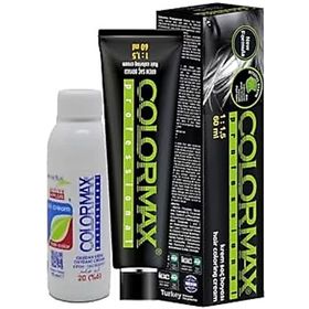 Colormax 1 Siyah Saç Boyası + Oksidan Krem