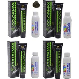 Colormax 6.0 Yoğun Koyu Kumral Saç Boyası + 4x90 ml Oksidan Krem