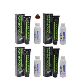 Colormax 6.73 Tütün Kahve 4 Adet Saç Boyası- 4 Adet Oksidan Krem