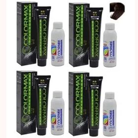 Colormax 6 Koyu Kumral 4 Adet Saç Boyası- 4 Adet Oksidan Krem