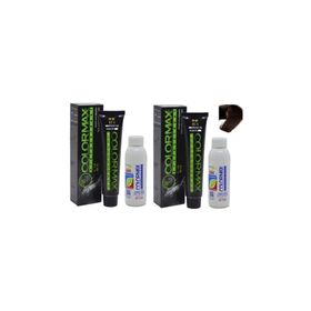 Colormax 6 Koyu Kumral Saç Boyası +2X90 ML Oksidan Krem