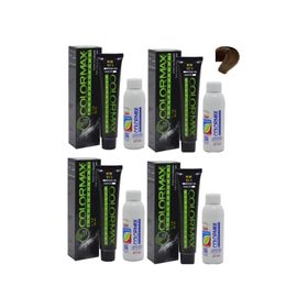 Colormax 7.11 Yoğun Küllü Kumral 4'lü Saç Boyası + 90 ml Oksidan Krem