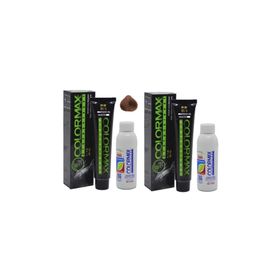Colormax 7.43 Kumral Bakır Dore Saç Boyası + 2x90 ml Oksidan Krem