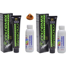 Colormax 8.44 Koyu Sarı Yoğun Bakır Saç Boyası + 2x90 ML Oksidan Krem