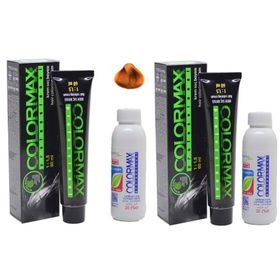 Colormax 8.44 Koyu Sarı Yoğun Bakır Saç Boyası + 2x90 ML Oksidan Krem