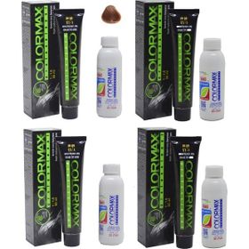Colormax 8.73 Kahve Köpüğü Saç Boyası + 4x90 ml Oksidan Krem