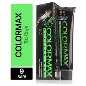 Colormax 9 Sarı 60 ml Tüp Saç Boyası