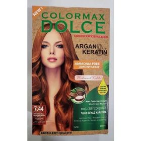 Colormax Dolce 7.44 Kumral Yoğun Bakır Amonyaksız Saç Boyası