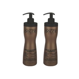 Colormax Dolce New Series Argan ve Keratinli Provitamin B5 2x500 ml Vegan Şampuan