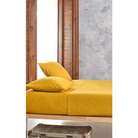 Colorpool Go Earth 200x220 cm Hardal Rengi Nevresim Takımı