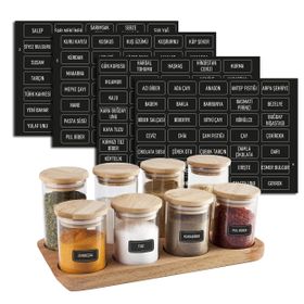 Colortouch Suya Dayanıklı 140 Adet Baharatlık Etiketleri