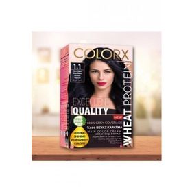Colorx 1.1 Mavi Siyah Saç Boyası