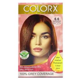 Colorx 6.6 Koyu Mahogani İkili Set Saç Boyası