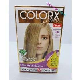 Colorx 9.0 Sarı Çiftli Set Saç Boyası