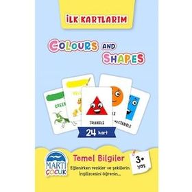 Colours And Shapes İlk Kartlarım - Martı Yayınları