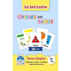 Colours And Shapes İlk Kartlarım - Martı Yayınları