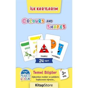 Colours And Shapes İlk Kartlarım - Martı Yayınları