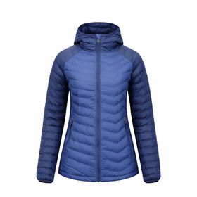 Columbia 1699071-470 Powder Lite Hooded Lacivert Kadın Mont