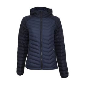 Columbia 1699071-470 Powder Lite Hooded Lacivert Kadın Mont