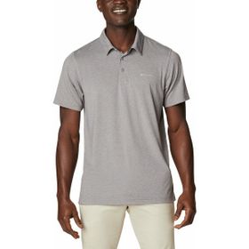 Columbia 1768701 Tech Trail Siyah Kısa Kollu Polo Erkek T-shirt