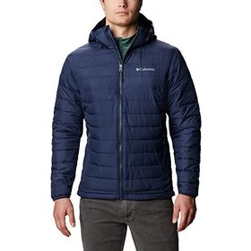 Columbia 193855556362 Koyu Mavi Erkek Powder Lite Kapüşonlu Mont