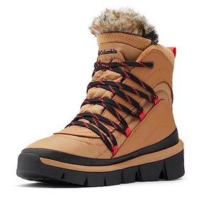 Columbia 1945351 Keetley Shorty Siyah - Kahve Renk Tüylü Kalın Taban Kadın Bot
