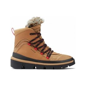 Columbia 1945351 Keetley Shorty Siyah - Kahve Renk Tüylü Kalın Taban Kadın Bot