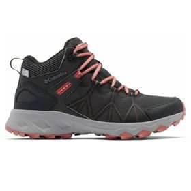 Columbia 2005121 Peakfreak 2 Mid Outdry Gri - Pembe Renk Su Geçirmez Kadın Trekking Bot