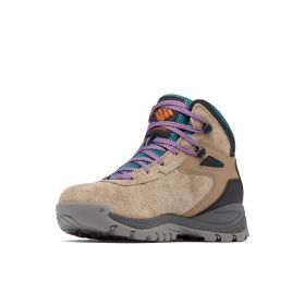 Columbia 2044571 Newton Ridge BC Kadın Kum - Mor Renk Su Geçirmez Kadın Trekking Bot