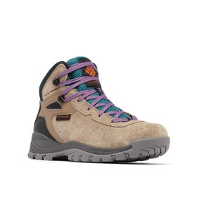 Columbia 2044571 Newton Ridge BC Kadın Kum - Mor Renk Su Geçirmez Kadın Trekking Bot