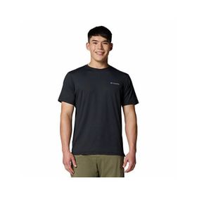 Columbia 2118571010 Siyah Tech Trail Utility Ss Crew Erkek Günlük Tişört