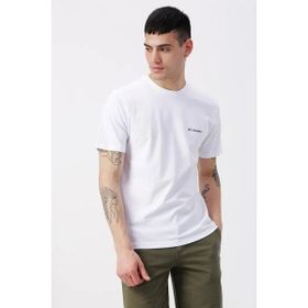 Columbia 9110151 Csc M Basic Sm Logo Brushed Ss Beyaz Erkek T-Shirt