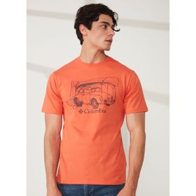 Columbia 9120541850_CS0312 Koyu Turuncu Erkek T-shirt