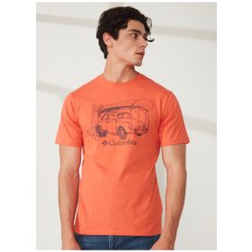 Columbia 9120541850_CS0312 Koyu Turuncu Erkek T-shirt