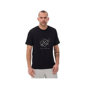 Columbia 9121111010 Siyah M Splatter Gem Ss Tee Erkek Günlük Tişört
