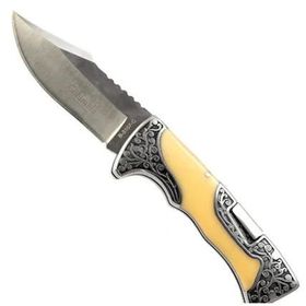 Columbia A3157-C 23 cm Gravür İşlemeli Ahşap Avcı Çakısı