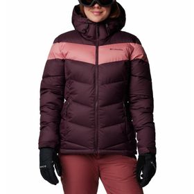 Columbia Abbott Peak II Insulated Koyu Bordo Kadın Kayak Montu