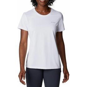 Columbia AK9805 010 Beyaz Hike Kısa Kollu Kadın T-shirt