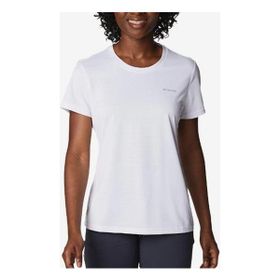 Columbia AK9805 010 Beyaz Hike Kısa Kollu Kadın T-shirt