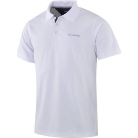 Columbia AM0126-100 Utilizer Beyaz Kısa Kollu Polo Erkek T-shirt