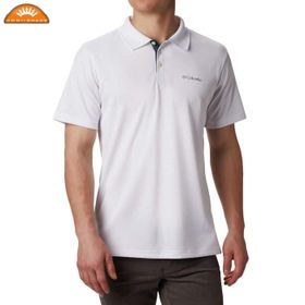 Columbia AM0126-100 Utilizer Erkek Beyaz Outdoor Polo Tişört